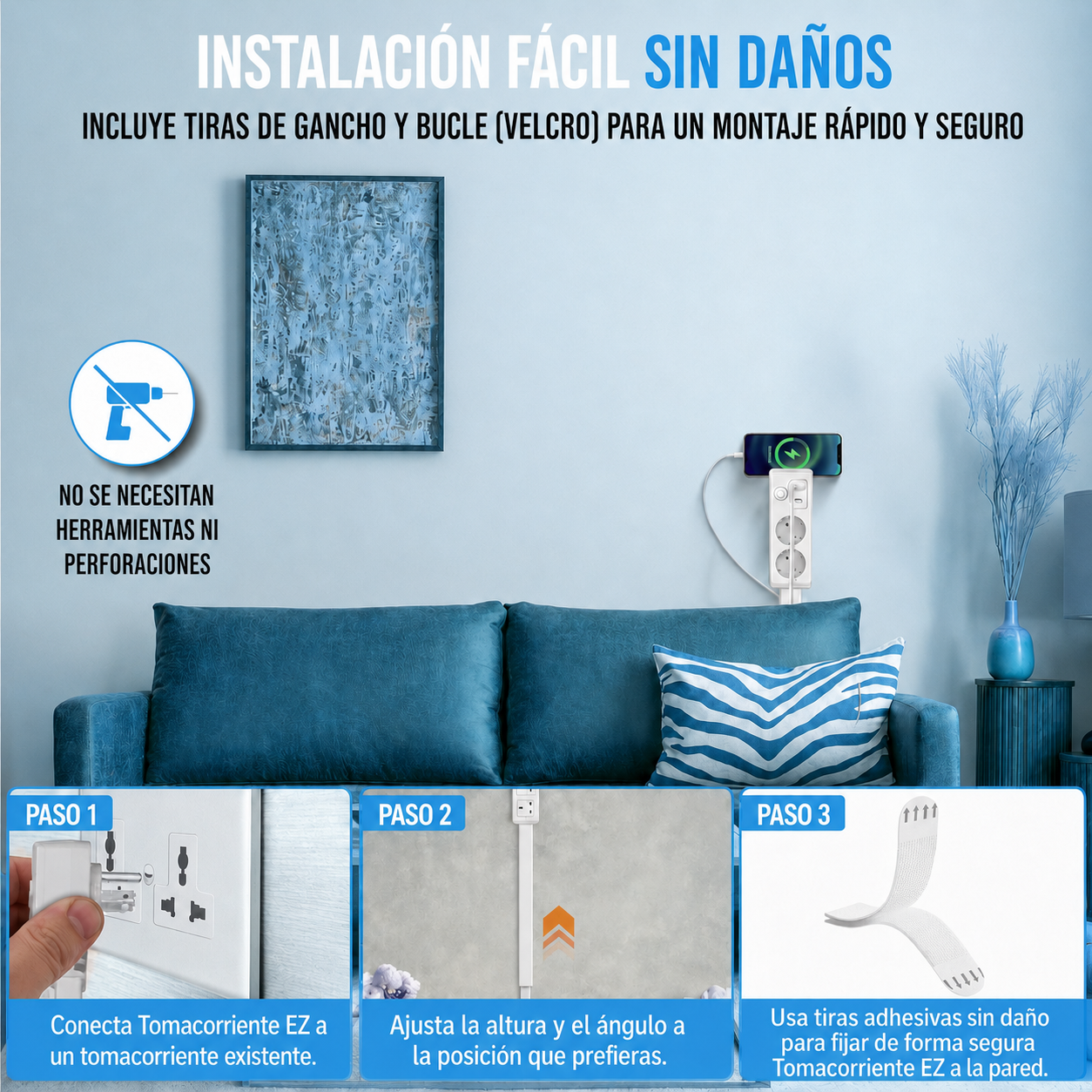 Conecta más, vive más cómodo con la Extensión de Toma Corriente