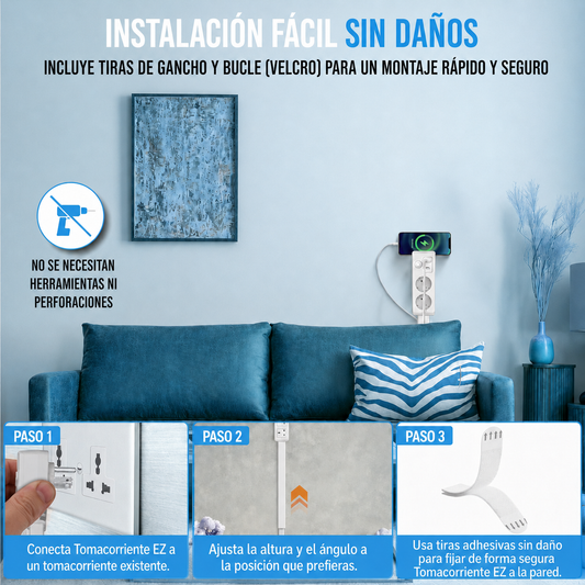 Conecta más, vive más cómodo con la Extensión de Toma Corriente